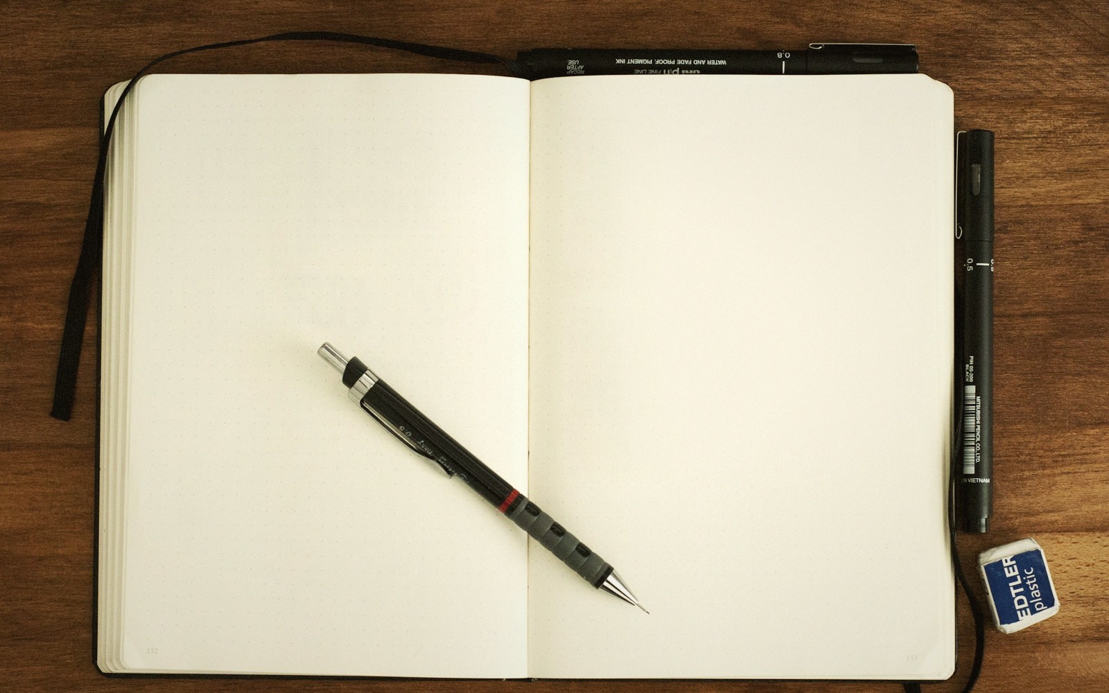 Open notebook